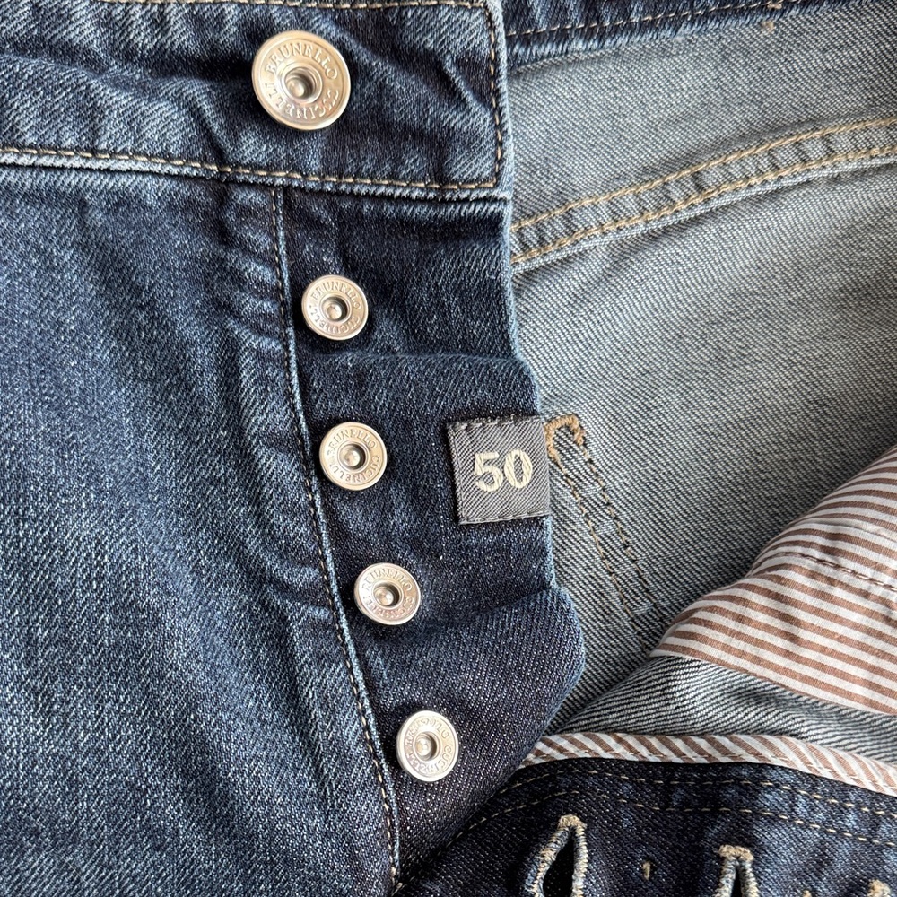 Brunello Cucinelli Leisure Fit Jeans, made in Italy, EU size 50, appr. 33-34/30 - Picture 10 of 16